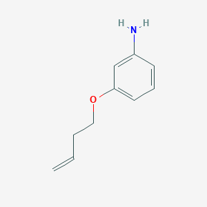 molecular formula C10H13NO B1440697 3-(丁-3-烯-1-氧基)苯胺 CAS No. 1152500-24-7