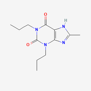 8-Methyl-1,3-dipropyl-3,7-dihydro-1H-purine-2,6-dione