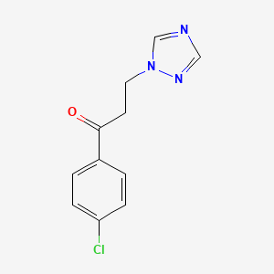 1-(4-Chlorophenyl)-3-(1H-1,2,4-triazol-1-yl)propan-1-one