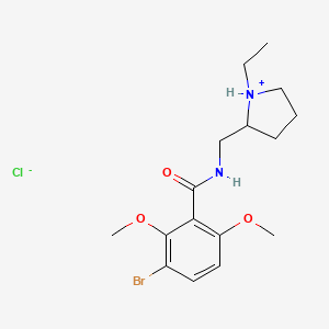 2-((3-Bromo-2,6-dimethoxybenzamido)methyl)-1-ethylpyrrolidine hydrochloride