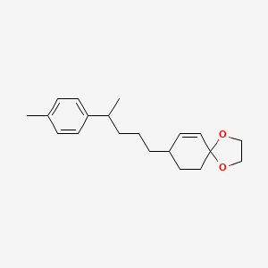 8-[4-(4-Methylphenyl)pentyl]-1,4-dioxaspiro[4.5]dec-6-ene