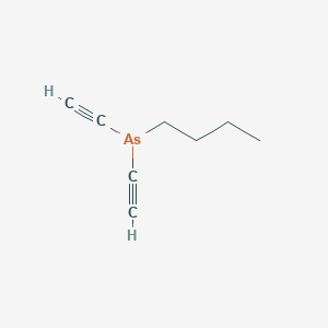 molecular formula C8H11As B14407121 Butyl(diethynyl)arsane CAS No. 82316-37-8