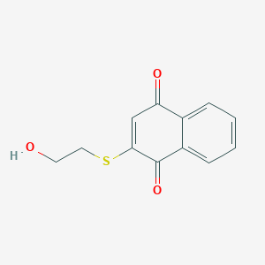 2-(2-Hydroxyethylsulfanyl)naphthalene-1,4-dione