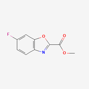 molecular formula C9H6FNO3 B1440716 Methyl 6-fluorobenzo[d]oxazole-2-carboxylate CAS No. 1086392-62-2