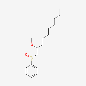 (2-Methoxydecane-1-tellurinyl)benzene