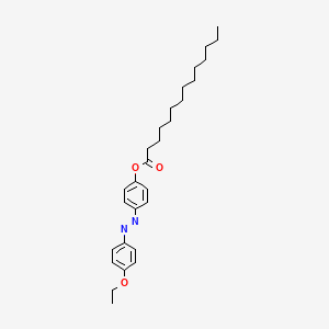 4-[(E)-(4-Ethoxyphenyl)diazenyl]phenyl tetradecanoate