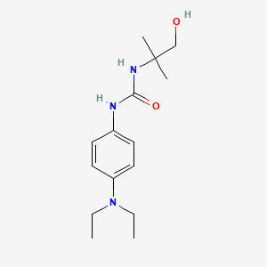 N-[4-(Diethylamino)phenyl]-N'-(1-hydroxy-2-methylpropan-2-yl)urea