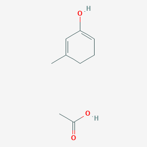 Acetic acid;5-methylcyclohexa-1,5-dien-1-ol