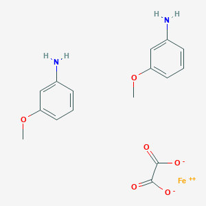 Iron, (ethanedioato(2-)-O,O')bis(3-methoxybenzenamine-N)-