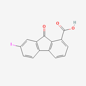 7-Iodo-9-oxo-9H-fluorene-1-carboxylic acid