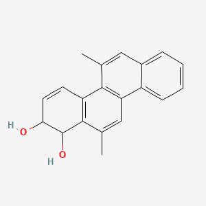 5,12-Dimethyl-1,2-dihydrochrysene-1,2-diol