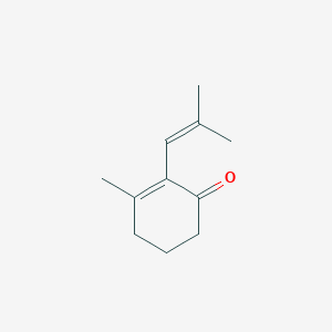 3-Methyl-2-(2-methylprop-1-en-1-yl)cyclohex-2-en-1-one