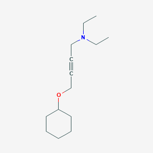 4-(Cyclohexyloxy)-N,N-diethylbut-2-yn-1-amine