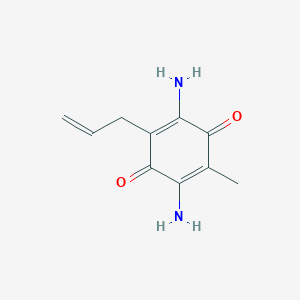 2,5-Diamino-3-methyl-6-(prop-2-en-1-yl)cyclohexa-2,5-diene-1,4-dione