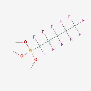 Trimethoxy(undecafluoropentyl)silane