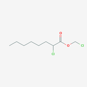 molecular formula C9H16Cl2O2 B14407357 Chloromethyl 2-chlorooctanoate CAS No. 80418-64-0