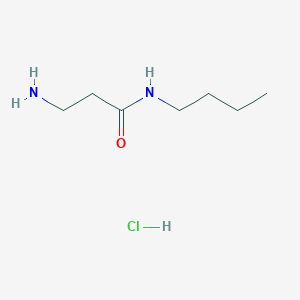 molecular formula C7H17ClN2O B1440742 3-氨基-N-丁基丙酰胺盐酸盐 CAS No. 1220034-22-9