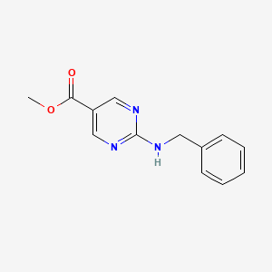 molecular formula C13H13N3O2 B1440751 Methyl 2-(benzylamino)pyrimidine-5-carboxylate CAS No. 927803-45-0