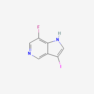 molecular formula C7H4FIN2 B1440755 7-氟-3-碘-1H-吡咯并[3,2-c]吡啶 CAS No. 1190320-13-8