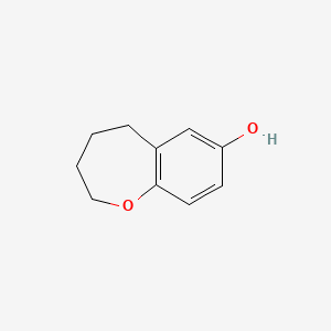 molecular formula C10H12O2 B1440762 2,3,4,5-四氢-1-苯并氧杂蒽-7-醇 CAS No. 32337-93-2