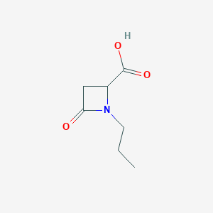 B1440765 4-Oxo-1-propyl-2-azetidinecarboxylic acid CAS No. 1246172-38-2