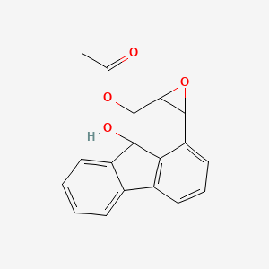 5a-Hydroxy-3b,4a,5,5a-tetrahydrofluorantheno[2,3-b]oxiren-5-yl acetate