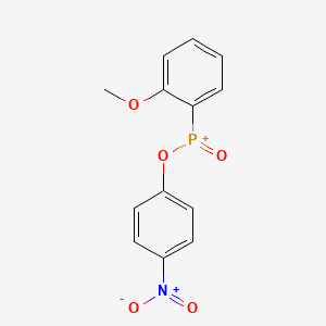 Phosphinic acid, (2-methoxyphenyl)-, 4-nitrophenyl ester