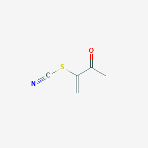 3-Oxobut-1-en-2-yl thiocyanate