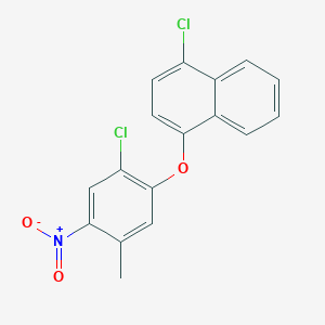 1-Chloro-4-(2-chloro-5-methyl-4-nitrophenoxy)naphthalene