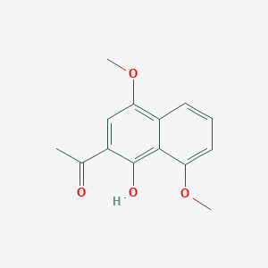 1-(1-Hydroxy-4,8-dimethoxynaphthalen-2-yl)ethan-1-one