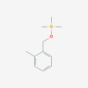 molecular formula C11H18OSi B14408338 Silane, trimethyl[(2-methylphenyl)methoxy]- CAS No. 80515-66-8