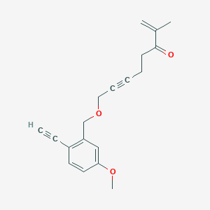 8-[(2-Ethynyl-5-methoxyphenyl)methoxy]-2-methyloct-1-EN-6-YN-3-one