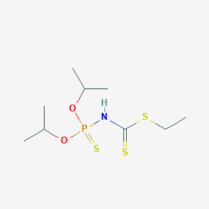 Ethyl {bis[(propan-2-yl)oxy]phosphorothioyl}carbamodithioate