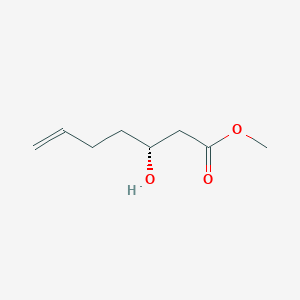 6-Heptenoic acid, 3-hydroxy-, methyl ester, (R)-