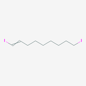 molecular formula C9H16I2 B14408404 1,9-Diiodonon-1-ene CAS No. 87462-73-5