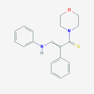 3-Anilino-1-(morpholin-4-yl)-2-phenylprop-2-ene-1-thione