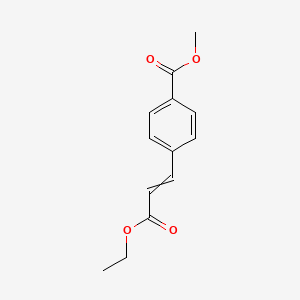 Methyl 4-(3-ethoxy-3-oxoprop-1-en-1-yl)benzoate