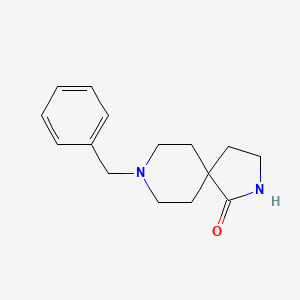 molecular formula C15H20N2O B1440846 8-苄基-2,8-二氮杂螺[4.5]癸烷-1-酮 CAS No. 1123242-53-4
