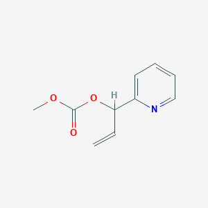 Carbonic acid, methyl 1-(2-pyridinyl)-2-propenyl ester