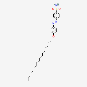 4-{(E)-[4-(Octadecyloxy)phenyl]diazenyl}benzene-1-sulfonamide