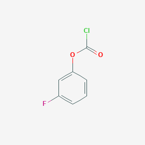 molecular formula C7H4ClFO2 B1440877 3-氟苯基氯甲酸酯 CAS No. 68622-07-1