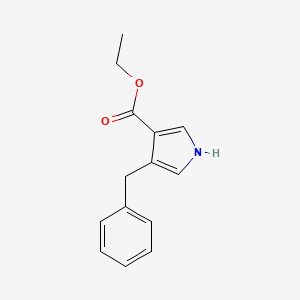 molecular formula C14H15NO2 B1440879 4-苄基-1H-吡咯-3-羧酸乙酯 CAS No. 352616-19-4
