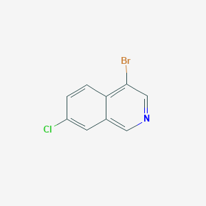molecular formula C9H5BrClN B1440880 4-Bromo-7-chloroisoquinoline CAS No. 953421-72-2
