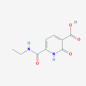 6-(Ethylcarbamoyl)-2-oxo-1,2-dihydropyridine-3-carboxylic acid