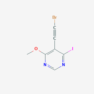 5-(Bromoethynyl)-4-iodo-6-methoxypyrimidine