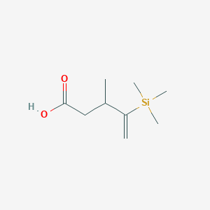 3-Methyl-4-(trimethylsilyl)pent-4-enoic acid