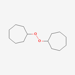 molecular formula C14H26O2 B14409283 1,1'-Peroxydicycloheptane CAS No. 86148-71-2