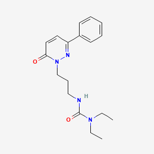 N,N-Diethyl-N'-[3-(6-oxo-3-phenylpyridazin-1(6H)-yl)propyl]urea