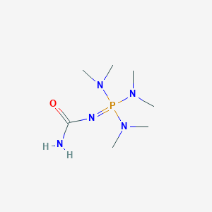 N-[Tris(dimethylamino)-lambda~5~-phosphanylidene]urea