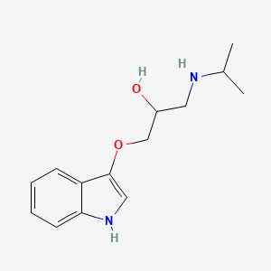 2-Propanol, 1-[(1H-indol-3-yl)oxy]-3-[(1-methylethyl)amino]-